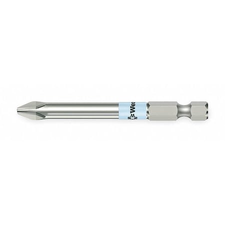 Power Bit SAE 1/4" Hex #3 3 1/2" SS by USA Wera Screwdriver Bits