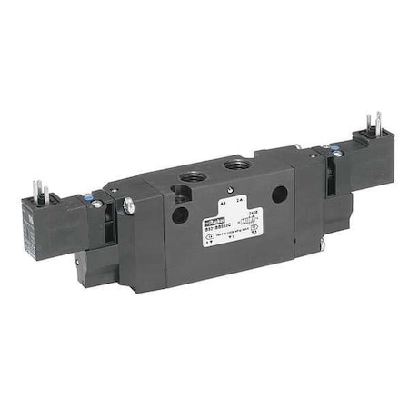 Solenoid Air Control Valve 1/2 In 120VAC Type B763BB553A by USA Parker Pneumatic Solenoid Air Control Valves