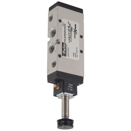 Solenoid Air Control Valve 1/4 In 4 Way by USA Parker Pneumatic Solenoid Air Control Valves