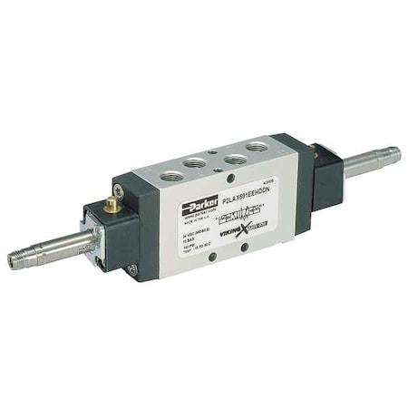 Solenoid Air Control Valve 1/2 In 4 Way Type P2LDX594EEHDDN by USA Parker Pneumatic Solenoid Air Control Valves