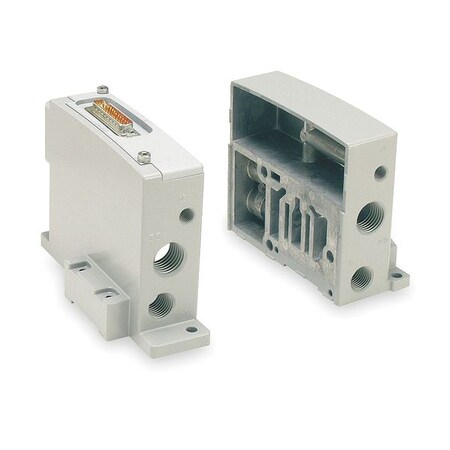 End Plate Kit ISO Valve 15407 2 3/8NPT by USA Speedaire Pneumatic Solenoid Valve Accessories