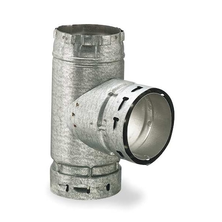 Standard Tee 4" Dia. 8-7/8" L by Ameri-Vent in US