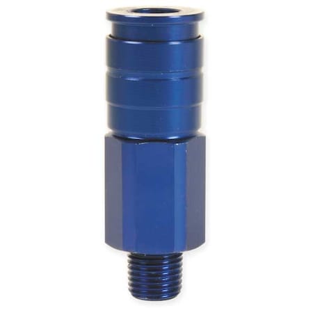 Quick Coupler (M)NPT 1/4 Aluminum Type A72426C BG GRA by USA Legacy Pneumatic Hose Quick Connect Fittings
