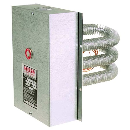 Finned Tubular Air Duct Heater 480V by Vulcan in US