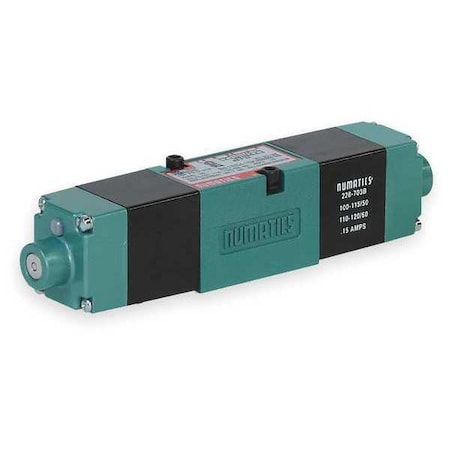 Solenoid Air Control Valve 1/4 In 120VAC Type 081SS600K000030 by USA Numatics Pneumatic Solenoid Air Control Valves