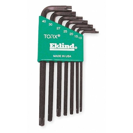 Tamper Resistant Torx Key Set Pieces 7 by USA Eklind Hex Key Sets