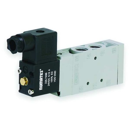 Solenoid Air Control Valve 3/8 In 240VAC by USA Numatics Pneumatic Solenoid Air Control Valves