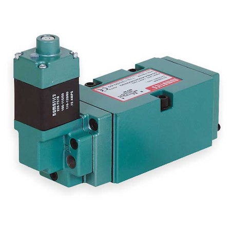 Solenoid Air Control Valve 1/2 In 120VAC Type 554BA400K000030 by USA Numatics Pneumatic Solenoid Air Control Valves