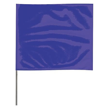 Marking Flag Blue Blank Vinyl PK100 by USA Value Brand Chalk Line Reels