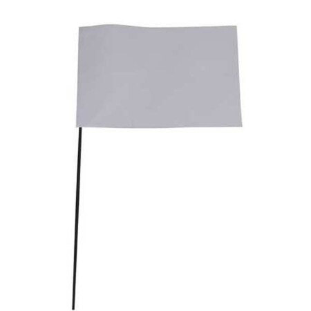 Marking Flag White Blank Vinyl PK100 Type 231W STD WHI by USA Value Brand Chalk Line Reels