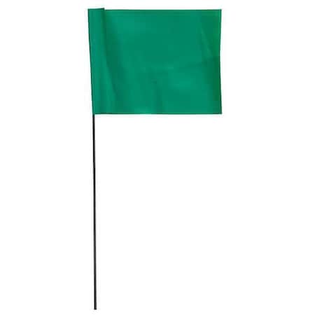 Marking Flag Green Blank Vinyl PK100 Type 3JVF9 by USA Value Brand Chalk Line Reels