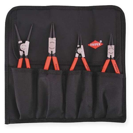 Retaining Ring Plier Set 0 Deg. 4 pcs. by USA Knipex Retaining & Lock Ring Pliers