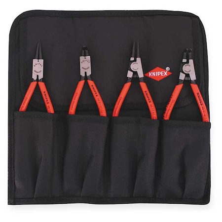 Retaining Ring Plier Set 0 90 Deg 4 pcs. Type 9K 00 19 52 US by USA Knipex Retaining & Lock Ring Pliers