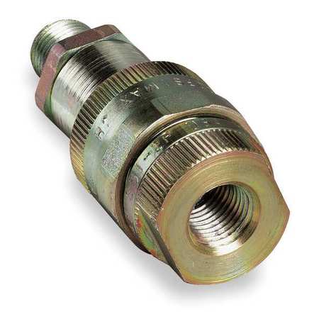 Coupler Set 1/4 18 1/4 In. Body Steel by USA Safeway Hydraulic Quick Couplers
