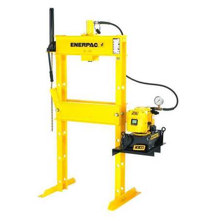 Hydraulic Press 50t Electric Pump 76In H by USA Enerpac Workholding Hydraulic Presses