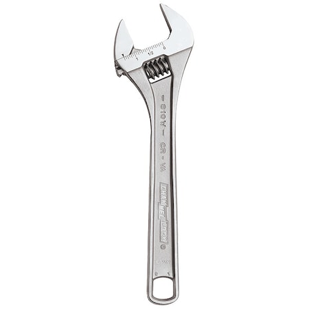 Adj. Wrench 10" 1 3/8" Cap. Chrome by USA Channellock Adjustable Wrenches
