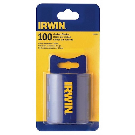Utility Blade 11/16" W PK100 by USA Irwin Utility Knife Blades