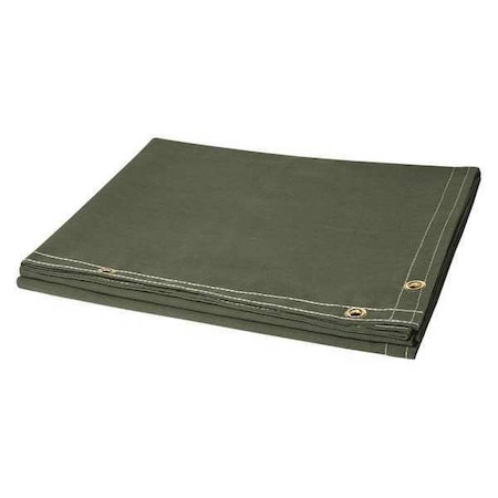 Welding Curtain 10 ft. W 6 ft. Olive by USA Steiner Welding Screens
