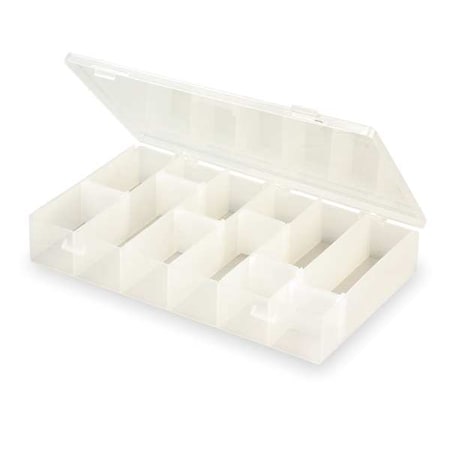 Adjustable Compartment Box 11" W x 6 3/4" L x 1 3/4" H by USA Flambeau Protective & Storage Cases
