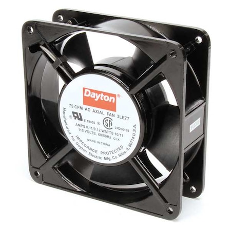 4-11/16" Square Axial Fan 115VAC by Dayton in US