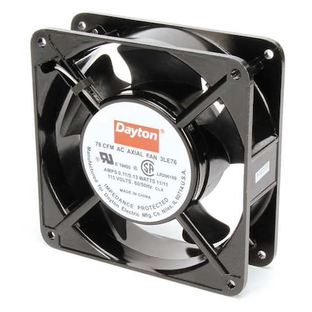 4-11/16" Square Axial Fan 115VAC Model 3LE76 by Dayton in US