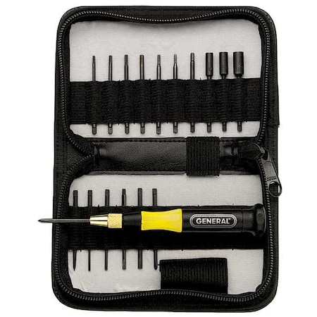 Precision Screwdriver Set Combo 18 pcs. by USA General Screwdriver Sets