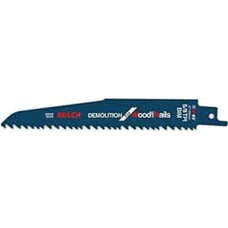 6" L Tapered Reciprocating Saw Blade 5 pk. Type RDN6V by USA Bosch Reciprocating Power Saw Blades