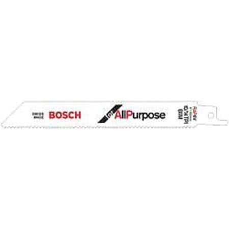 6" L Reciprocating Saw Blade 5 pk. Min. Qty 5 by USA Bosch Reciprocating Power Saw Blades