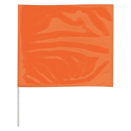 Marking Flag Orange Blank Vinyl PK100 Type P4518O 200 by USA Value Brand Chalk Line Reels