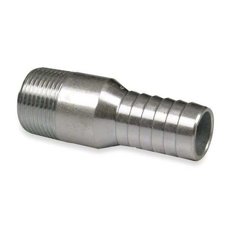 Nipple 1 1/4 Barb 1 1/4 In MNPT 316 SS by USA Value Brand Pneumatic Push On Hose Fittings