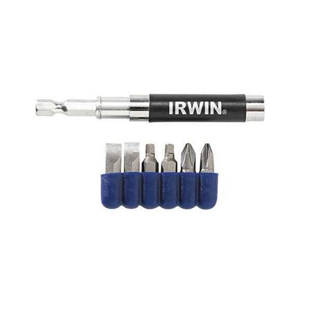 Screwdriver Bit Set 7 Pieces 1/4" Shank by USA Irwin Screwdriver Bit Sets