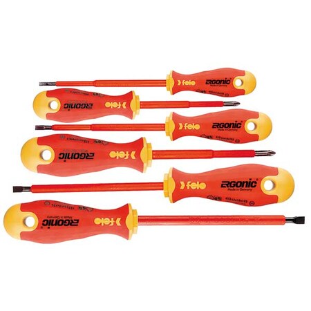 Ins. Screwdriver Set Slot/Phillips 6 Pc Type 53169 by USA Bondhus Screwdriver Sets