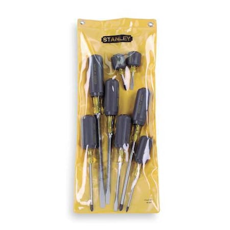 Screwdriver Set Slotted/Phillips 8 Pc Type 66 568 by USA Stanley Screwdriver Sets
