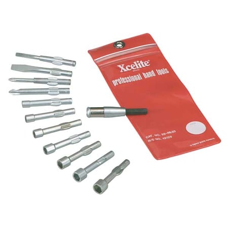 Stubby Blade Bit Set Pieces 12 by USA Xcelite Screwdriver Sets