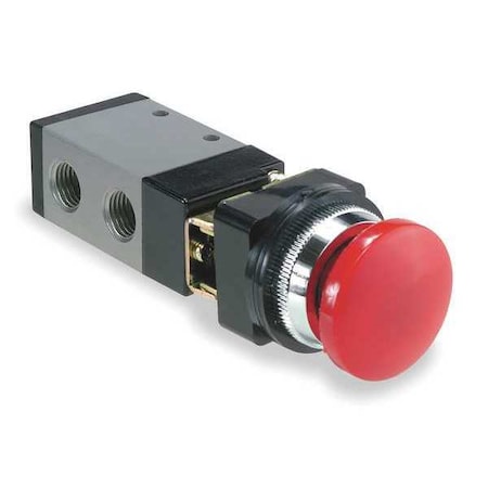 Manual Air Control Valve 3 Way 1/4in NPT by USA ARO Pneumatic Manual Air Control Valves