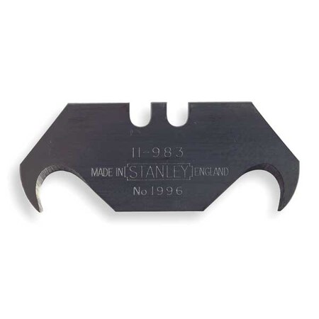 2 Ended Hook Utility Blade 18mm W PK5 by USA Stanley Utility Knife Blades