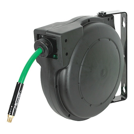 Hose Reel 3/8" 1/4" MNPT LD by USA Legacy Pneumatic Spring Return Hose Reels
