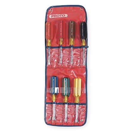 Nut Driver Set 7 Pieces SAE Solid by USA Proto Nut Driver Sets