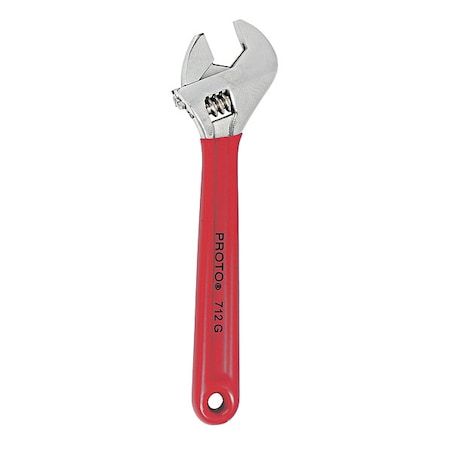 Adj. Wrench 10" 1 5/16" Cap. Chrome Type J710G by USA Proto Adjustable Wrenches