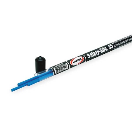 Brazing Rod Flux 1/16x18 1225 1370 F PK3 by USA Harris Welding Brazing Alloys