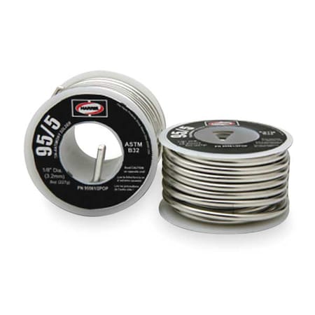 Solid Wire Solder Lead Free 452 to 464 F by USA Harris Solders