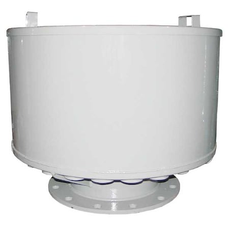 Silencer 10 Flange Out 3300 Max CFM by USA Solberg Pneumatic Intake Filters & Silencers