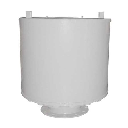 Silencer 10 Flange Out 3300 Max CFM Type FS 485P 1000F by USA Solberg Pneumatic Intake Filters & Silencers