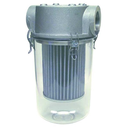 T Style Inlet Filter 2 1/2 In FNPT by USA Solberg Vacuum Regenerative Blower Inlet Filters