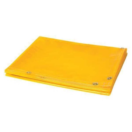 Welding Curtain 8 ft. W 6 ft. Yellow by USA Steiner Welding Protection Accessories