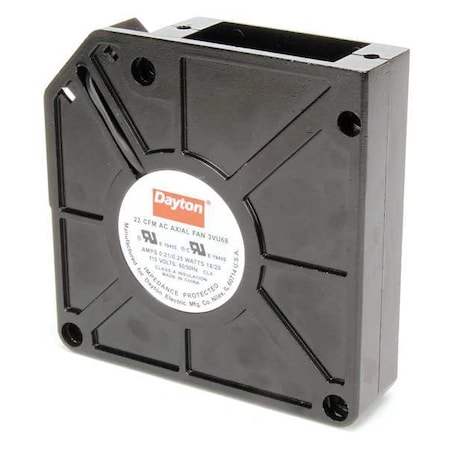 4-3/4" Square Axial Fan 115VAC by Dayton in US