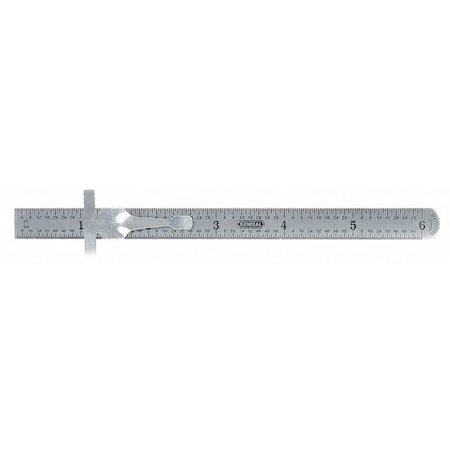 Flexible Steel Rule 6 In SAE/Decimal by USA General Rulers & Straight Edges