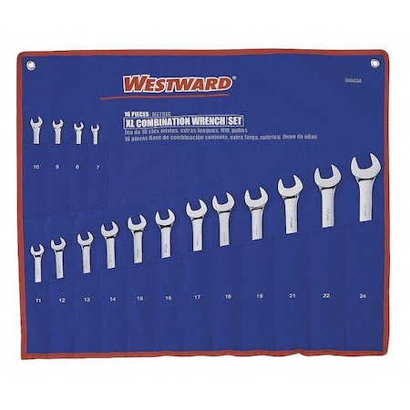 Combo Wrench Set 1/4 1 1/8in 7 24mm 32Pc by USA Westward Combination Wrench Sets