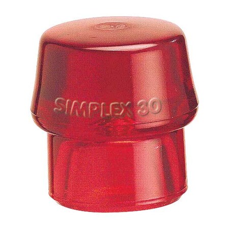 Hammer Tip 1 3/16 In Medium hard Red by USA Halder Simplex Hammer Interchangeable Tips & Heads