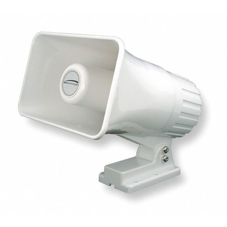 PA Horn Weatherproof White 15 W by USA Speco Audio Speakers                                                            